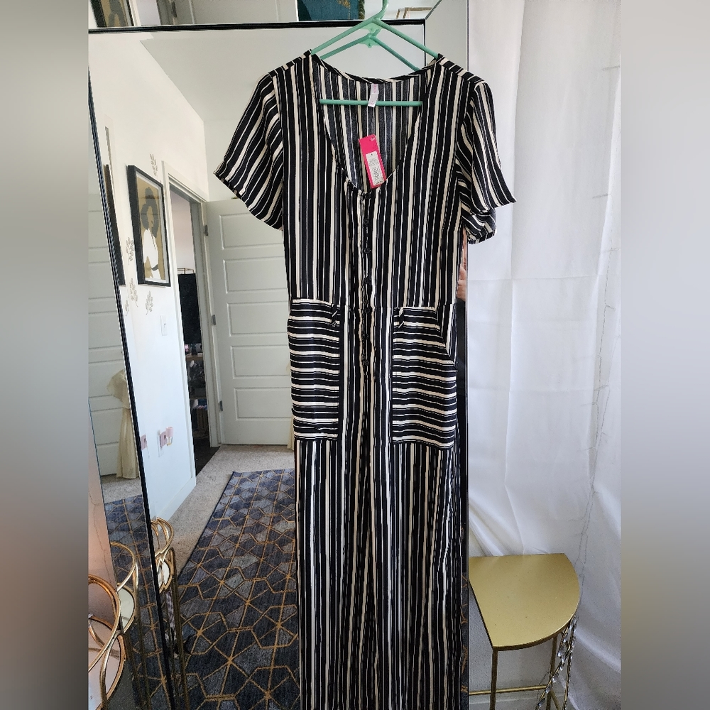 New Striped Jumpsuit